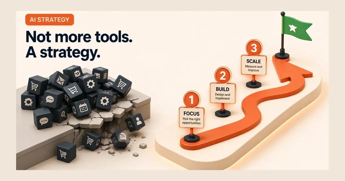 Your SMB Doesn't Need More AI Tools. It Needs an AI Strategy.