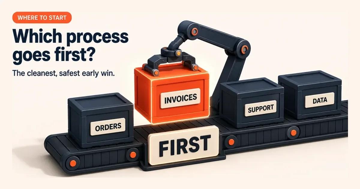 Which Process to Automate First? A Decision Framework